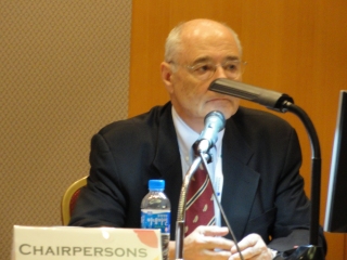Herbery Hoenigsmann, ESPD Honorary Member, at World Photodermatology Day, Seoul, May 2011